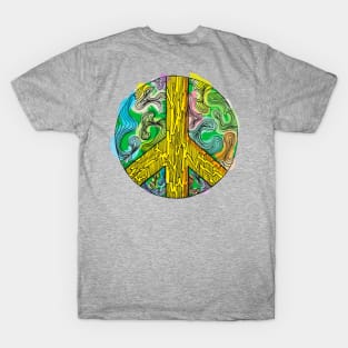 Peace symbol aquarel abstract art T-Shirt